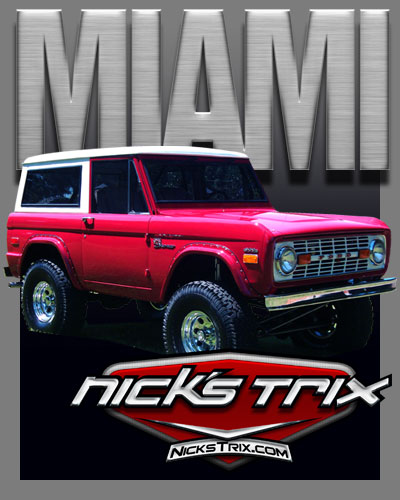 Nick's Trix - "Miami" Early bronco Restoration